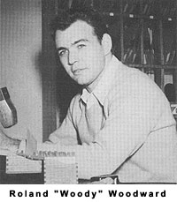 Roland Woody Woodward - Chief Announcer for Wake Forest College radio station WAKE